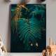 Quadro Decorativo Tropical Folhas Verdes