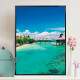 Quadro Decorativo Praia Paradis�aca Ilhas Maldivas
