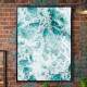 Quadro Decorativo Agua Azul E Espuma No Mar