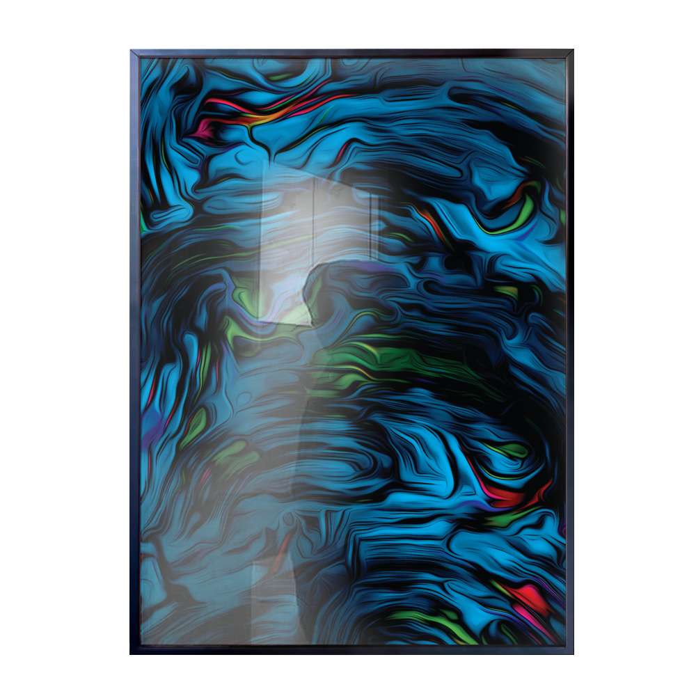 Quadro Decorativo Arte Tinta A leo Espalhadas