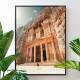 Quadro Decorativo Tur�sticos Al Khazneh