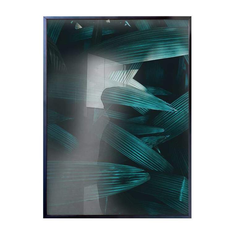 Quadro Decorativo Folhas Tropicais Verdes