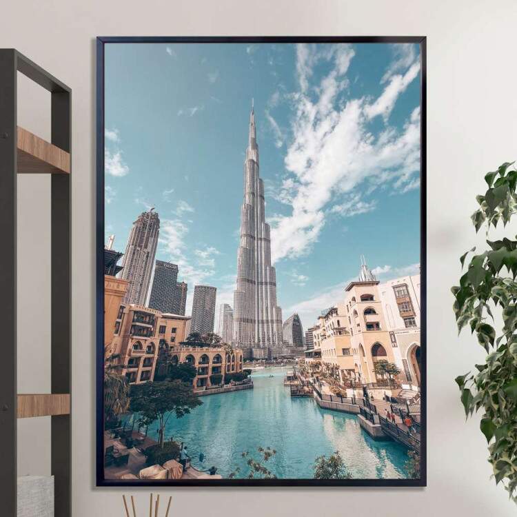 Quadro Decorativo Tursticos Burj Khalifa Dubai