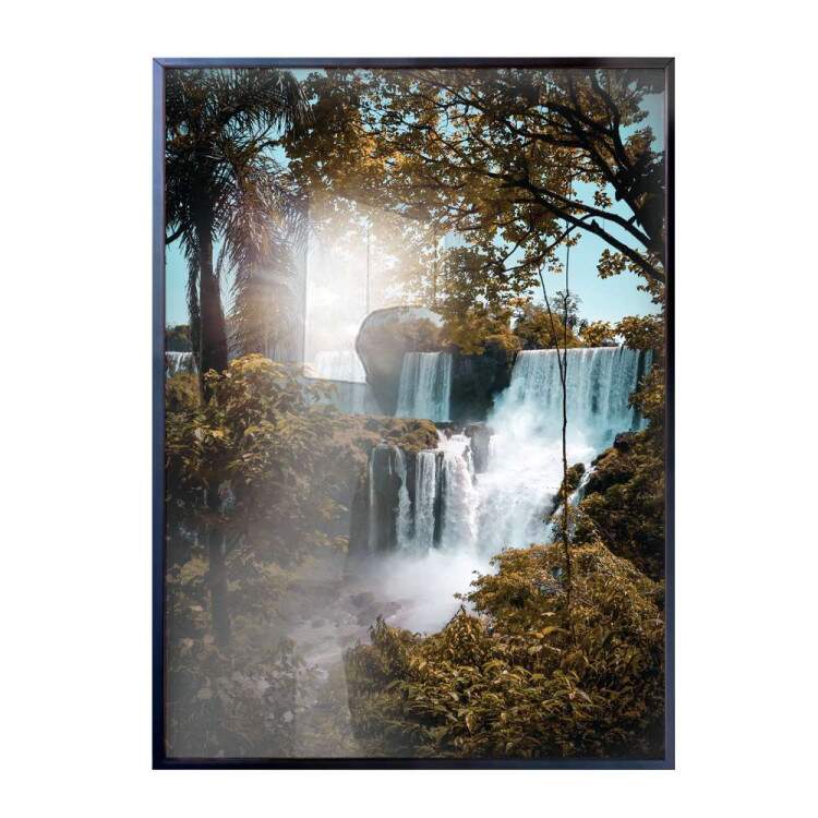 Quadro Decorativo Tursticos Cachoeiras Grandes Na Floresta