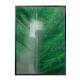 Quadro Decorativo Folhas Verdes Molhadas 02