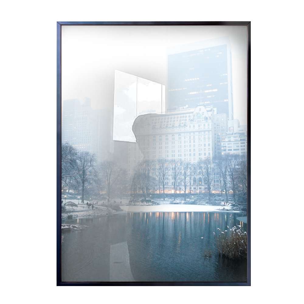 Quadro Decorativo Tursticos Cidade Nevando