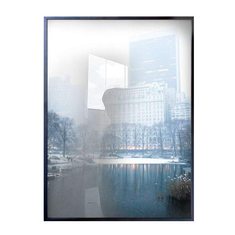 Quadro Decorativo Tursticos Cidade Nevando