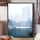 Quadro Decorativo Tur�sticos Cidade Nevando