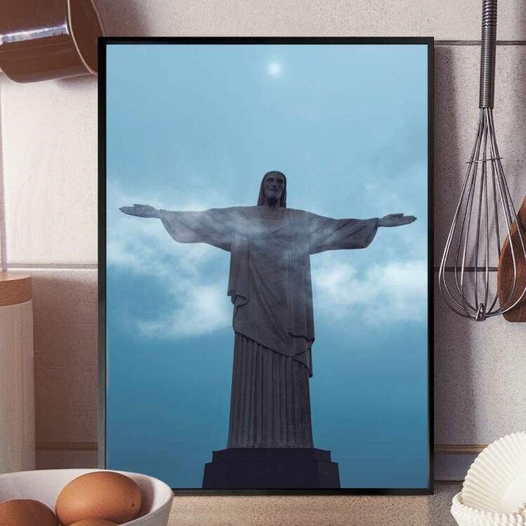 Quadro Decorativo Tursticos Cristo Redentor