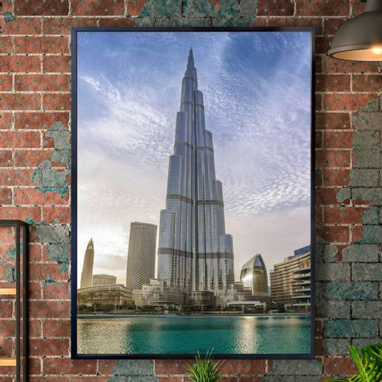 Quadro Decorativo Tursticos Dubai Edificio