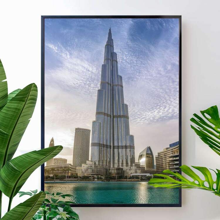 Quadro Decorativo Tursticos Dubai Edificio
