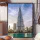 Quadro Decorativo Tur�sticos Dubai Edificio