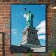 Quadro Decorativo Tur�sticos Estatua Da Liberdade De Longe