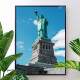 Quadro Decorativo Tur�sticos Estatua Da Liberdade De Longe
