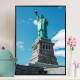 Quadro Decorativo Tur�sticos Estatua Da Liberdade De Longe