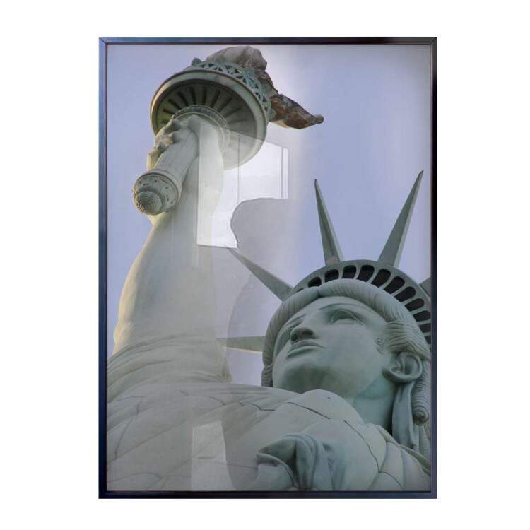 Quadro Decorativo Tursticos Estatua Da Liberdade Vista De Baixo