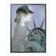 Quadro Decorativo Tur�sticos Estatua Da Liberdade Vista De Baixo