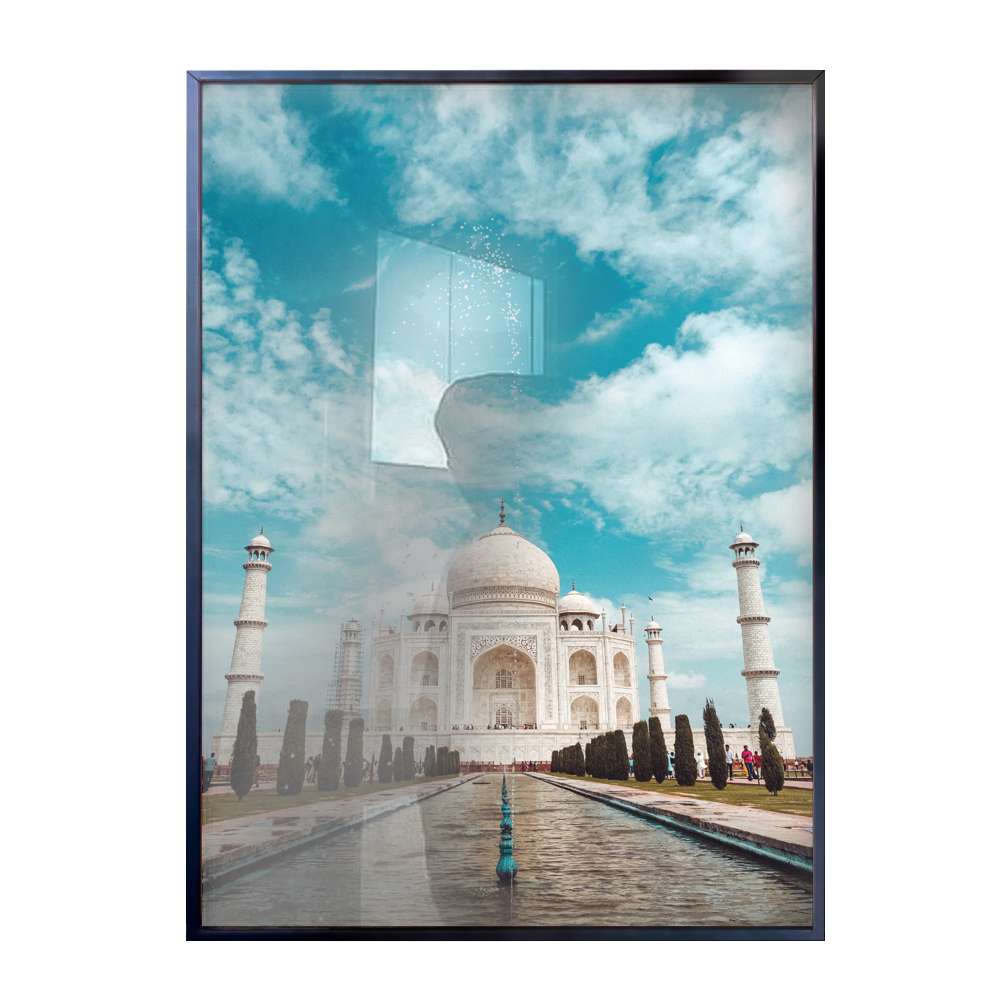 Quadro Decorativo Tursticos Taj Mahal Monumento 02