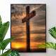 Quadro Decorativo Cruz Em Frente Ao C�u