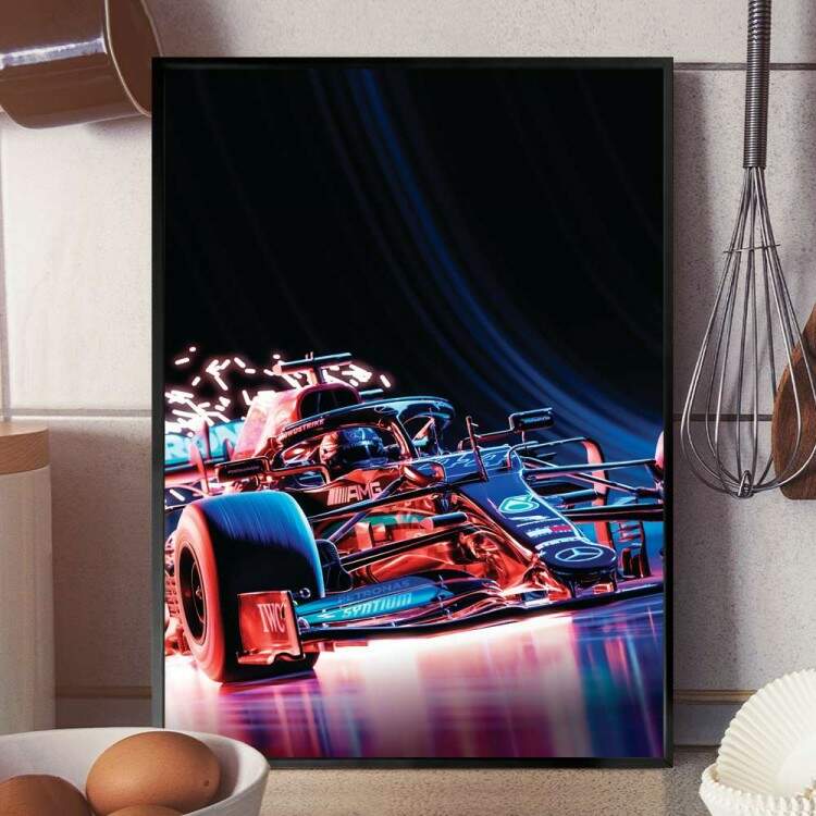 Quadro Decorativo Esporte Carro De Corrida Formula 1