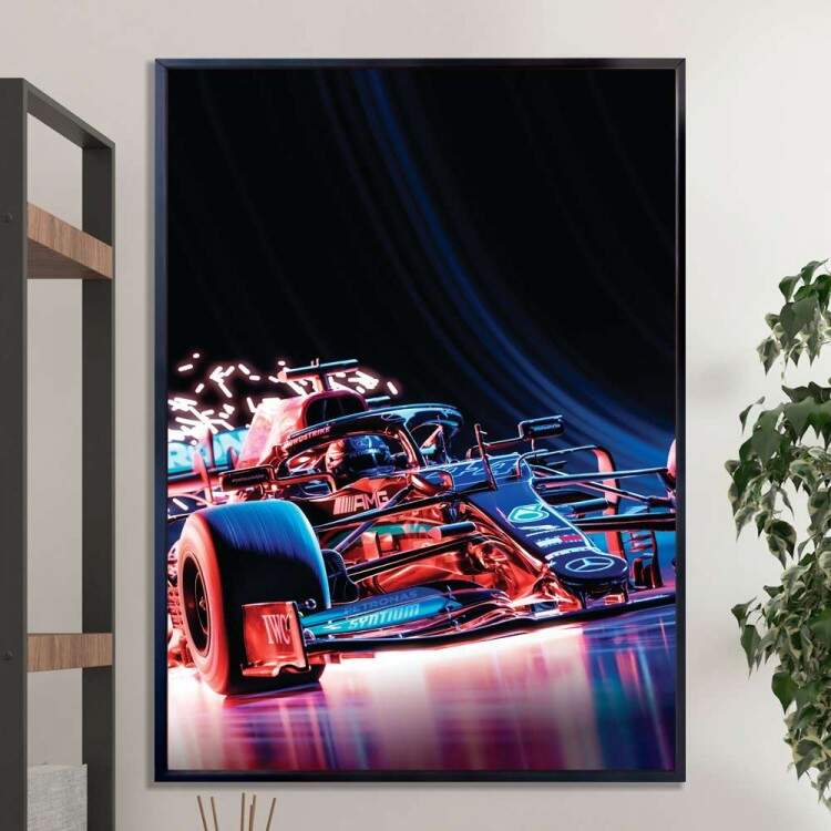 Quadro Decorativo Esporte Carro De Corrida Formula 1