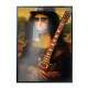 Quadro Decorativo Monalisa Com Guitarra