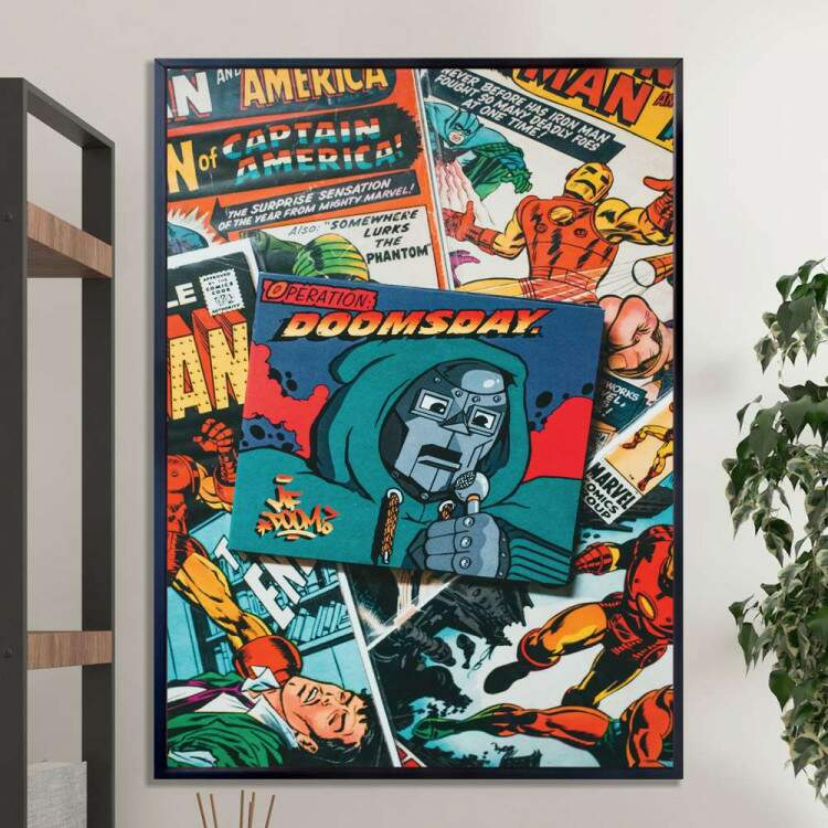 Quadro Decorativo HQ\'s Da Marvel