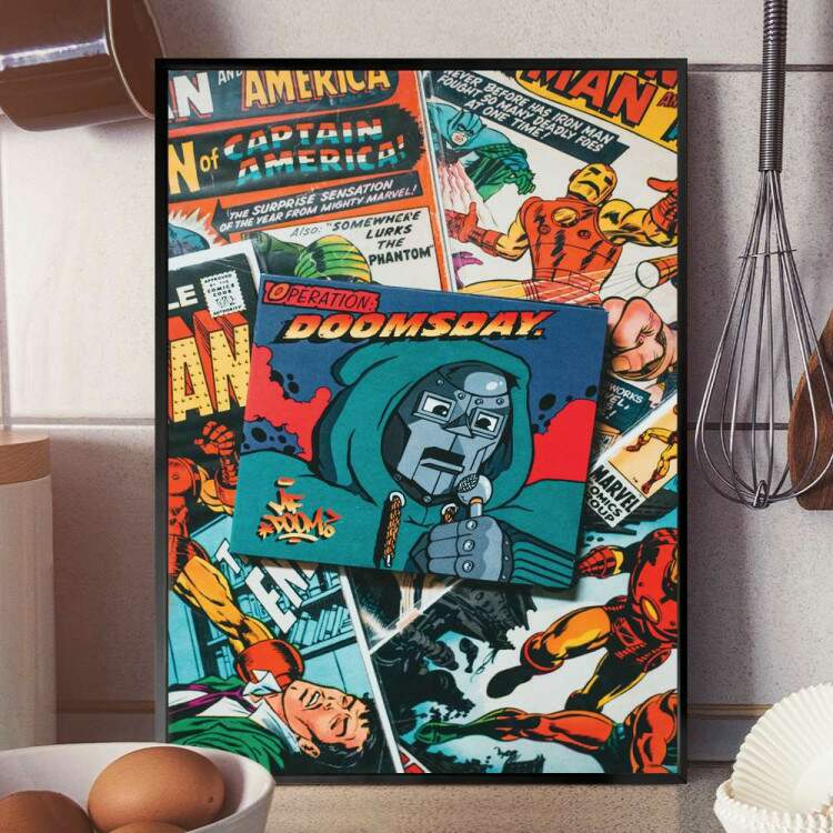 Quadro Decorativo HQ\'s Da Marvel