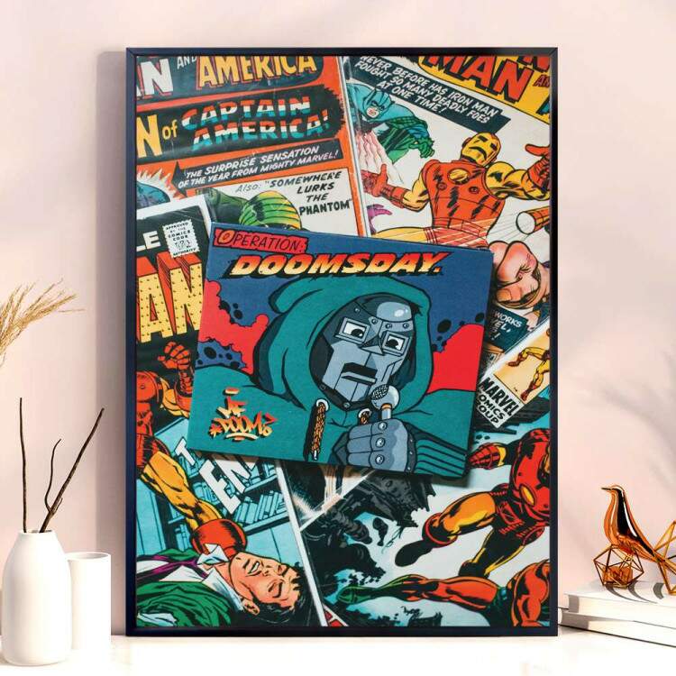 Quadro Decorativo HQ\'s Da Marvel