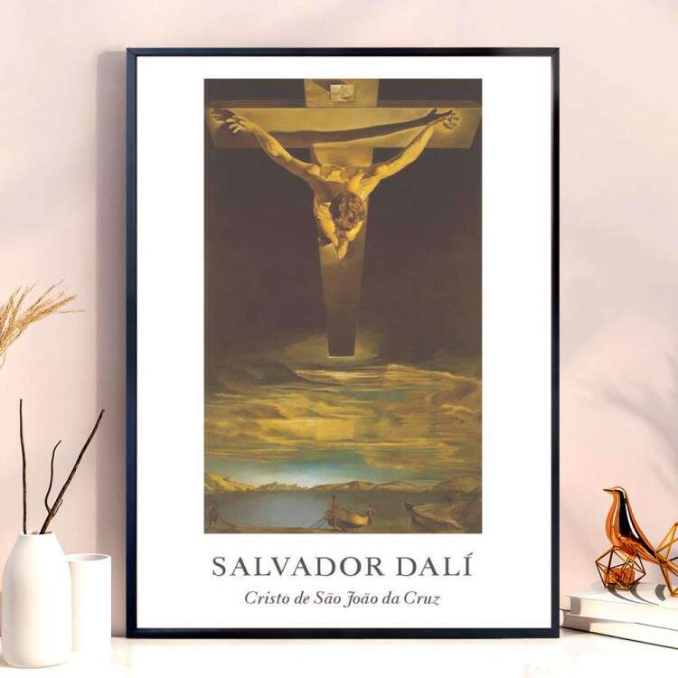 Quadro Decorativo Salvador Dal Cristo de So Joo da Cruz