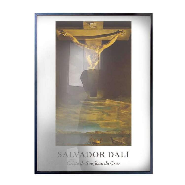 Quadro Decorativo Salvador Dal Cristo de So Joo da Cruz