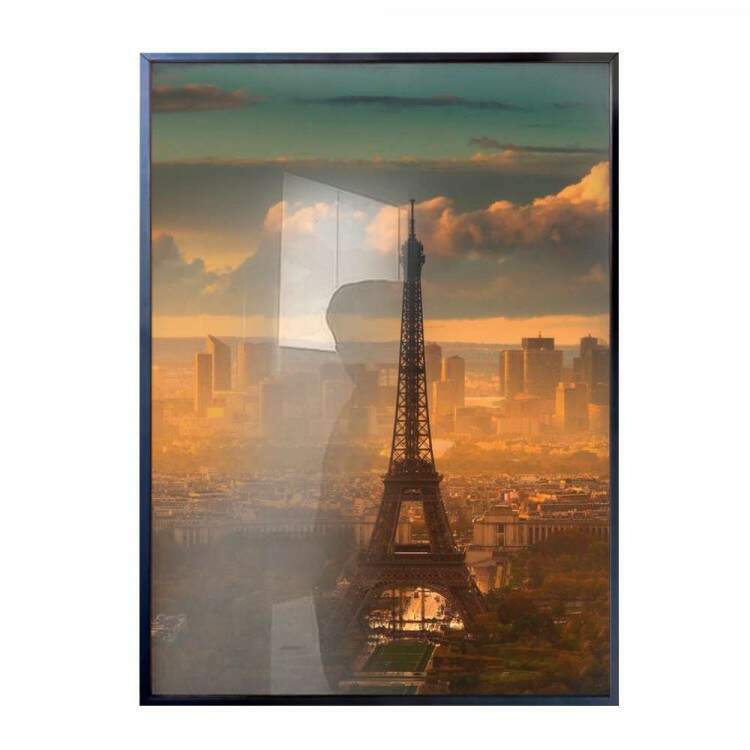 Quadro Decorativo Paisagens Torre Eiffel A Tarde