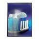 Quadro Decorativo Higiene Bucal Escova De Dentes Com Pasta