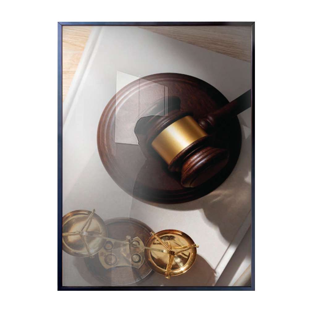 Quadro Decorativo Martelo De Juiz 02