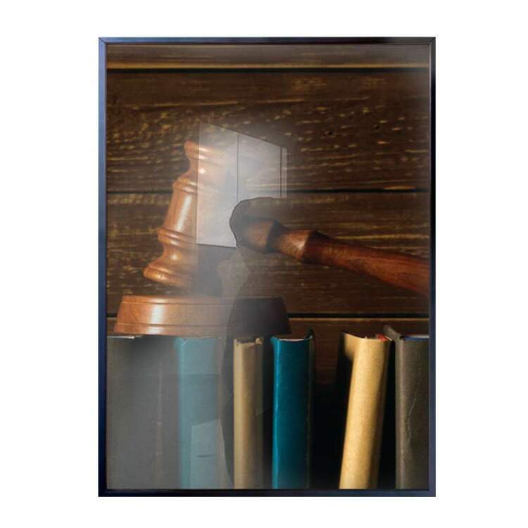Quadro Decorativo Martelo de Juiz 04