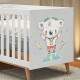 Adesivo de Parede Infantil Ursinho Campe�o