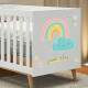 Adesivo de Parede Infantil Arco-�ris com Nuvens e Estrelas