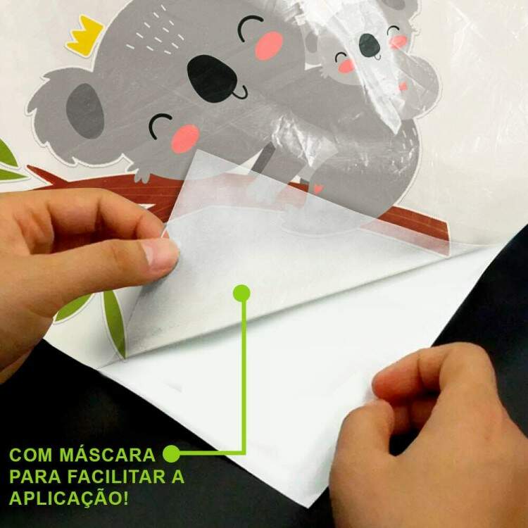 Adesivo de Parede Infantil Coalha com Filhote