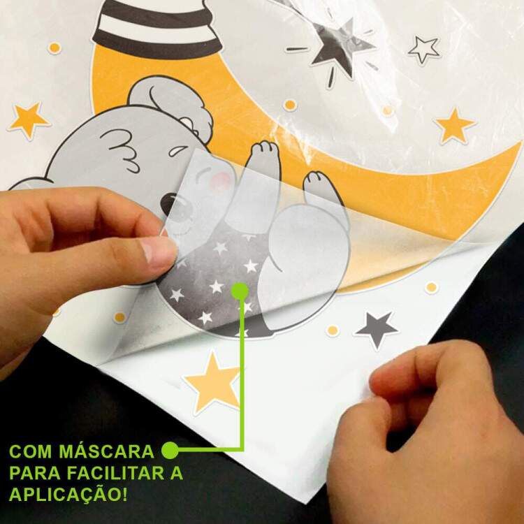 Adesivo de Parede Infantil Coalha na Lua