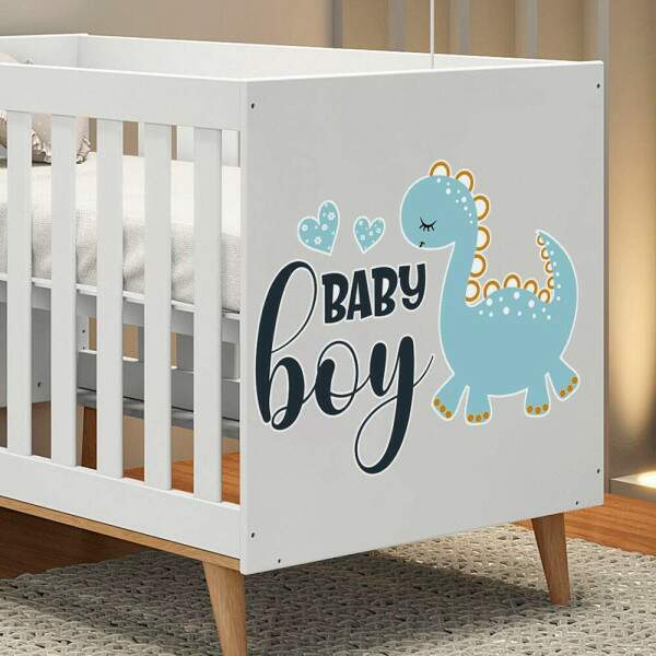 Adesivo de Parede Infantil Dinoussauro Baby Boy