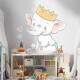 Adesivo de Parede Infantil Elefantinho Pr�ncipe