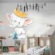 Adesivo de Parede Infantil Elefantinho Pr�ncipe