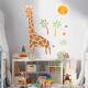 Adesivo de Parede Infantil Girafinha com Sol