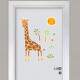 Adesivo de Parede Infantil Girafinha com Sol