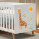 Adesivo de Parede Infantil Girafinha com Sol