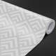 Papel de Parede Geom�trico Tri�ngulos Branco e Cinza