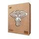 Quebra Cabe�a Criativo Elefante Mandala Colorida