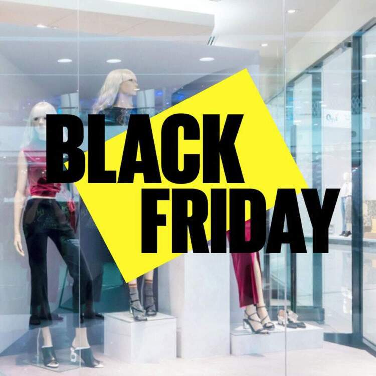 Adesivos para Vitrine Black Friday Mod 1