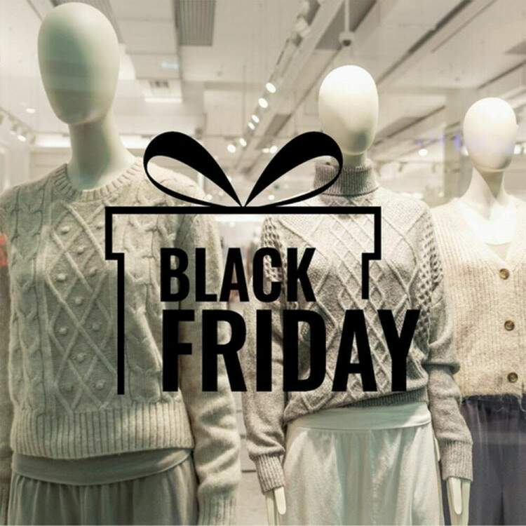 Adesivos para Vitrine Black Friday Mod 2