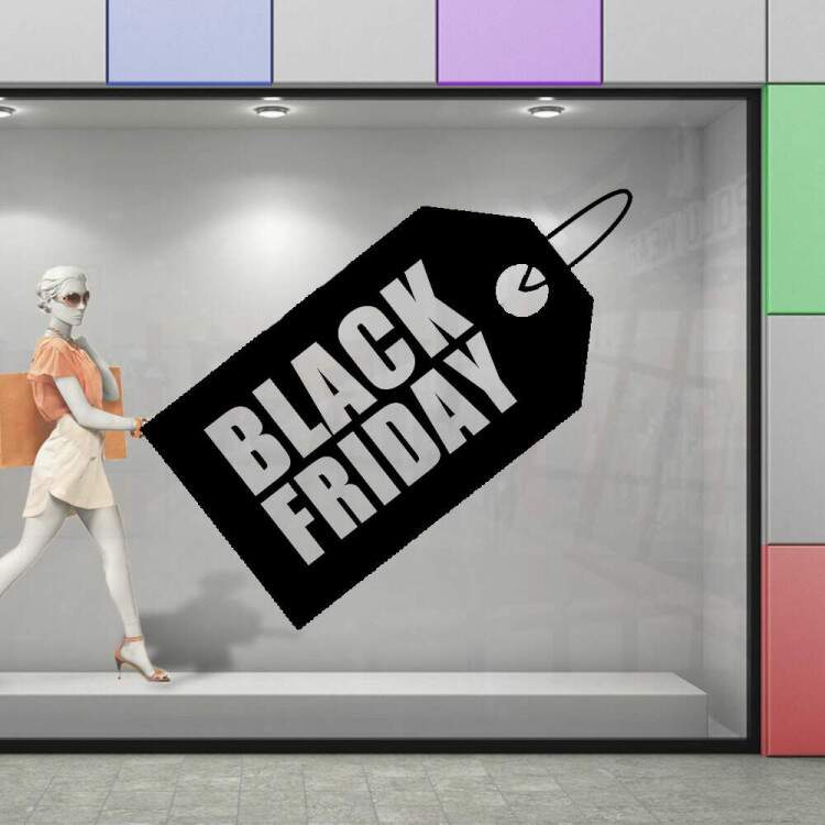 Adesivos para Vitrine Tema Black Friday 20